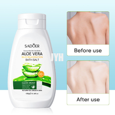 430g Aloe τρυφερό πλύσιμο ελαφρύ Exfoliating σώματος της Βέρα Bath Salts Smoothing Skin