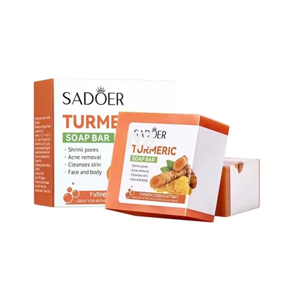 Βοτανικός φυσικός Turmeric φραγμός σαπουνιών για προσώπου σώματος οικείες περιοχές Underarms σημείων πλυσίματος τις σκοτεινές