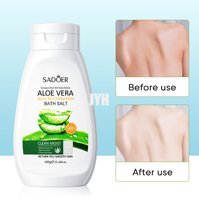 430g Aloe τρυφερό πλύσιμο ελαφρύ Exfoliating σώματος της Βέρα Bath Salts Smoothing Skin