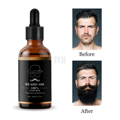 30ml Προϊόντα OEM για την περιποίηση του δέρματος Φροντίδα ανάπτυξης γενειάδας Ενυδατωτική επισκευή Έλαιο γενειάδας ανδρών