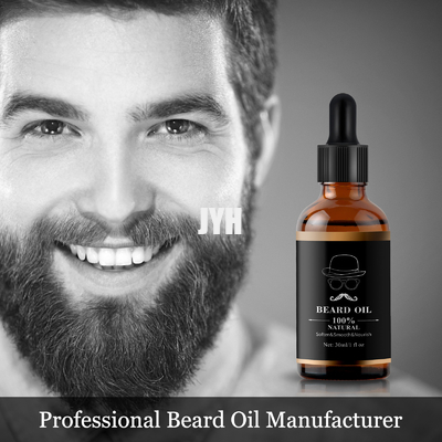 30ml Προϊόντα OEM για την περιποίηση του δέρματος Φροντίδα ανάπτυξης γενειάδας Ενυδατωτική επισκευή Έλαιο γενειάδας ανδρών